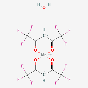 molecular formula C10H4F12MnO5 B6288789 Manganese(II) hexafluoro-2,4-pentanedionate x hydrate, 97% CAS No. 662166-78-1