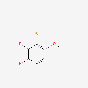 molecular formula C10H14F2OSi B6288800 (2,3-Difluoro-6-methoxyphenyl)trimethylsilane CAS No. 2586126-64-7