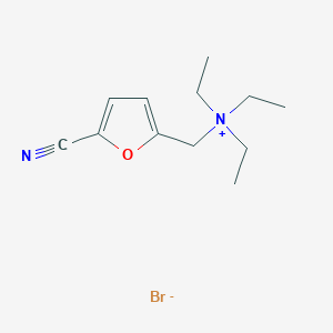 molecular formula C12H19BrN2O B6288809 N-[(5-Cyano-2-furyl)methyl]-N,N-diethylethanaminium bromide CAS No. 771467-18-6