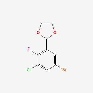 2-(5-Bromo-3-chloro-2-fluorophenyl)-1,3-dioxolane