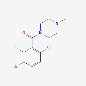 (3-Bromo-6-chloro-2-fluorophenyl)(4-methylpiperazin-1-yl)methanone