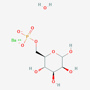 molecular formula C6H13BaO10P B6288902 Mannose-6-phosphate barium salt hydrate, 85% CAS No. 1192013-74-3
