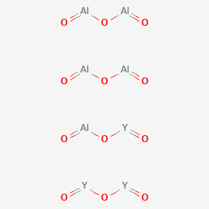 molecular formula Al5O12Y3 B6288931 Yttrium aluminum oxide;  99.9% (REO) CAS No. 12005-21-9