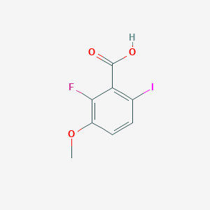 molecular formula C8H6FIO3 B6289096 2-Fluoro-6-iodo-3-methoxy-benzoic acid CAS No. 935660-89-2