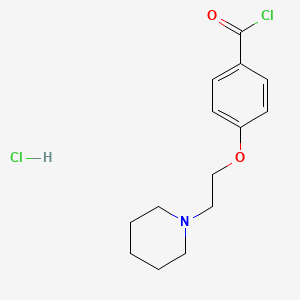4-(2-(1-Piperidino)ethoxy)benzoic acid HCl