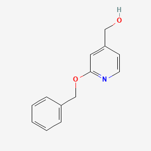 molecular formula C13H13NO2 B6289125 (2-(Benzyloxy)pyridin-4-yl)methanol CAS No. 156367-50-9
