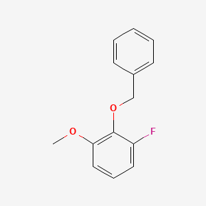 1-Fluoro-3-methoxy-2-(phenylmethoxy)-benzene