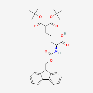 (S)-Fmoc-2-amino-6-tert-butoxycarbonyl-heptanedioic acid -7-tert-butyl ester