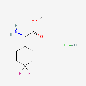 Methyl (2S)-2-amino-2-(4,4-difluorocyclohexyl)acetate hydrochloride
