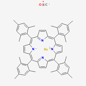 Carbonyl[5,10,15,20-tetrakis(2,4,6-trimethylphenyl)-21H,23H-porphinato]ruthenium(II), 98%