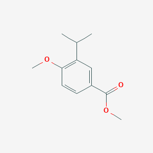 molecular formula C12H16O3 B6289245 3-Isopropyl-4-methoxy-benzoic acid methyl ester CAS No. 105401-95-4