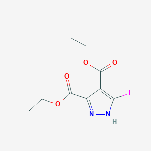 5-Iodo-2H-pyrazole-3,4-dicarboxylic acid diethyl ester, 95%