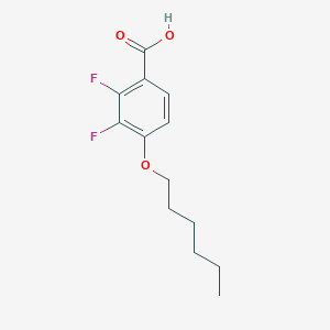 2,3-Difluoro-4-(hexyloxy)benzoic acid