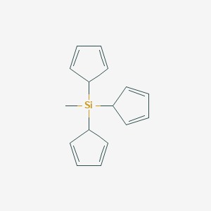 molecular formula C16H18Si B6289315 三(环戊二烯基)甲基硅烷 CAS No. 1858241-16-3