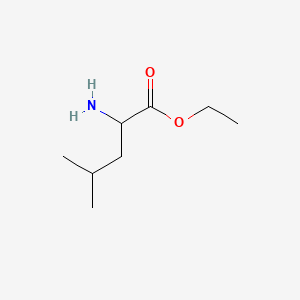 molecular formula C8H17NO2 B6289323 2-氨基-4-甲基戊酸乙酯（H-DL-亮氨酸-OEt） CAS No. 2899-43-6