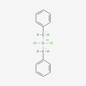 molecular formula C14H14Cl2Zr B6289326 Bis-benzyl-zirconium-(IV)-dichloride CAS No. 24356-03-4