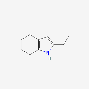molecular formula C10H15N B6289371 2-Ethyl-4,5,6,7-tetrahydro-1H-indole CAS No. 125405-80-3