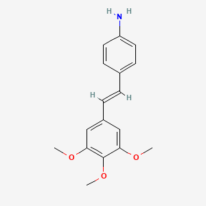 (E)-4-(3,4,5-Trimethoxystyryl)aniline