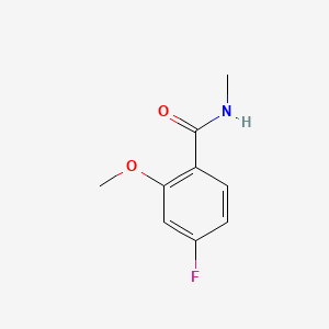 molecular formula C9H10FNO2 B6289491 4-Fluoro-2-methoxy-N-methylbenzamide CAS No. 36695-94-0