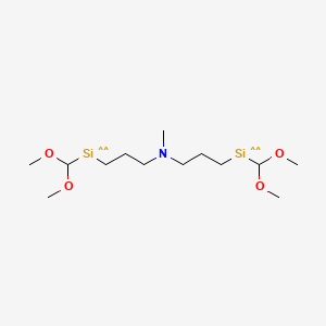 molecular formula C13H29NO4Si2 B6289499 Bis(methyldimethoxysilylpropyl)-N-methylamine, 95% CAS No. 1169934-80-8