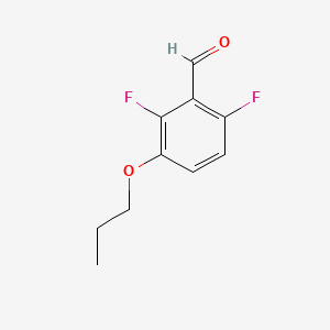 molecular formula C10H10F2O2 B6289515 2,6-Difluoro-3-propoxybenzaldehyde CAS No. 2484888-92-6