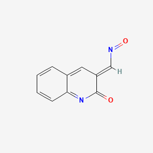 molecular formula C10H6N2O2 B6289526 2-Oxo-1,2-dihydro-3-quinolinecarbaldehyde oxime;  95% CAS No. 116704-96-2