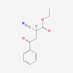 molecular formula C13H13NO3 B6289576 2-Cyano-4-oxo-4-phenyl-butyric acid ethyl ester, 95% CAS No. 22984-74-3