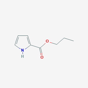 molecular formula C8H11NO2 B062896 propyl 1H-pyrrole-2-carboxylate CAS No. 173908-62-8