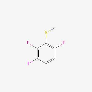 molecular formula C7H5F2IS B6289611 (2,6-Difluoro-3-iodophenyl)(methyl)sulfane CAS No. 2484889-05-4