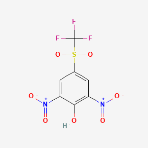 2,6-Dinitro-4-(trifluoromethylsulfonyl)phenol