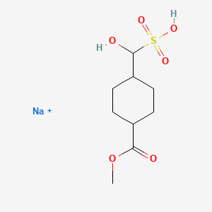 Hydroxy-(4-methoxycarbonylcyclohexyl)methanesulfonic acid sodium salt