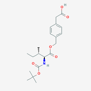 molecular formula C20H29NO6 B6289834 Boc-L-Ile-O-CH2-Ph-CH2-COOH CAS No. 207855-29-6