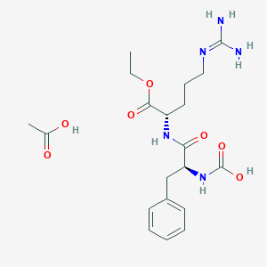 molecular formula C20H31N5O7 B6289841 Ac-Phe-Arg-Oet AcOH CAS No. 2098497-21-1
