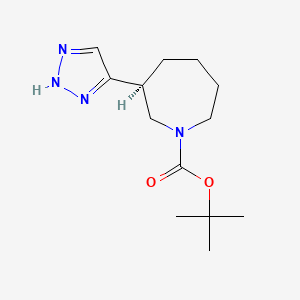tert-Butyl (3S)-3-(1H-triazol-5-yl)azepane-1-carboxylate
