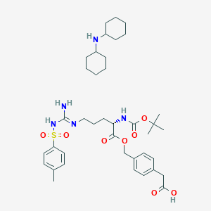 molecular formula C39H59N5O8S B6289873 Boc-L-Arg(Tos)-O-CH2-Ph-CH2-COOH DCHA CAS No. 2237936-33-1