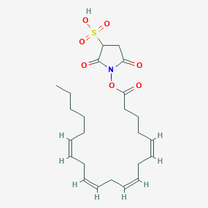 molecular formula C24H35NO7S B6289903 Sulfo-succinimidyl arachidic acid CAS No. 2098501-94-9