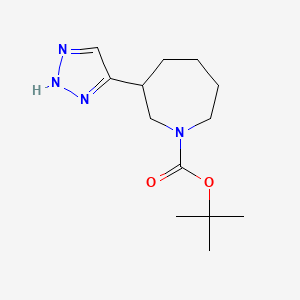 tert-Butyl 3-(1H-triazol-5-yl)azepane-1-carboxylate