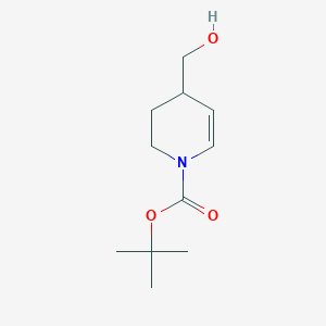 molecular formula C11H19NO3 B6289943 tert-Butyl 4-(hydroxymethyl)-3,4-dihydro-2H-pyridine-1-carboxylate CAS No. 2387597-64-8