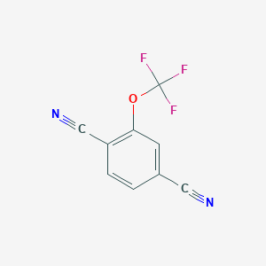 molecular formula C9H3F3N2O B062900 1,4-二氰基-2-(三氟甲氧基)苯 CAS No. 175278-16-7