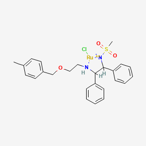 molecular formula C25H29ClN2O3RuS+ B6290005 Ru-(R,R)-Ms-DENEB CAS No. 1333981-86-4