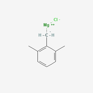 molecular formula C9H11ClMg B6290023 2,6-Dimethylbenzylmagnesium chloride, 0.25M in tetrahydrofuran CAS No. 1114400-53-1