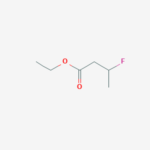molecular formula C6H11FO2 B6290035 Ethyl 3-fluorobutanoate CAS No. 55816-70-1