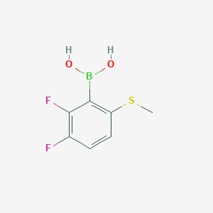 molecular formula C7H7BF2O2S B6290036 (2,3-Difluoro-6-(methylthio)phenyl)boronic acid CAS No. 2614261-99-1