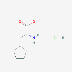 (R)-Methyl 2-amino-3-cyclopentylpropanoate hydrochloride