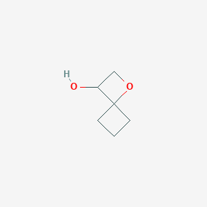 molecular formula C6H10O2 B6290124 1-Oxaspiro[3.3]heptan-3-ol CAS No. 2306269-12-3