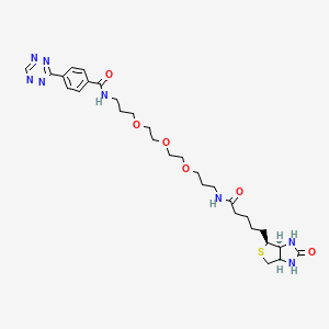 molecular formula C29H42N8O6S B6290140 Tetrazine-PEG3-Biotin CAS No. 1962919-29-4