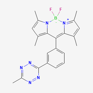 molecular formula C22H21BF2N6 B6290146 Methyltetrazine-BDP, 95% CAS No. 1446521-23-8