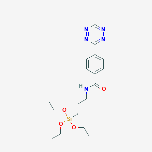 molecular formula C19H29N5O4Si B6290155 Methyltetrazine-triethoxysilane CAS No. 2120421-16-9