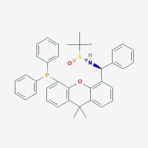 [S(R)]-N-[(S)-(phenyl)[5-(diphenylphosphino)-9,9-dimethyl-9H-xanthen-4-yl](phenyl)methyl]-2-methyl-2-propanesulfinamide, 95%