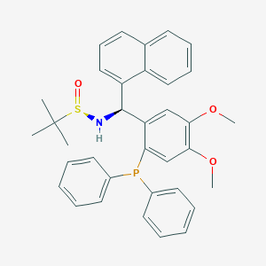 [S(R)]-N-[(S)-[2-(diphenylphosphino)-4,5-dimethoxyphenyl]-1-naphthalenylmethyl]-2-methyl-2-propanesulfinamide, 95%